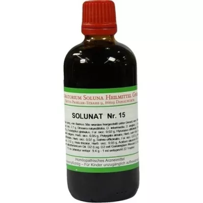 SOLUNAT Nr. 15 lašai, 100 ml