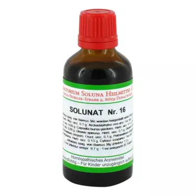 SOLUNAT Nr. 16 lašai, 50 ml