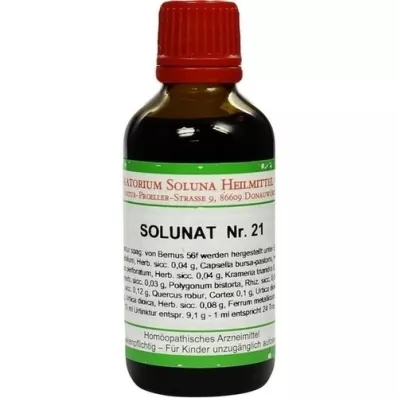 SOLUNAT Nr. 21 lašai, 50 ml