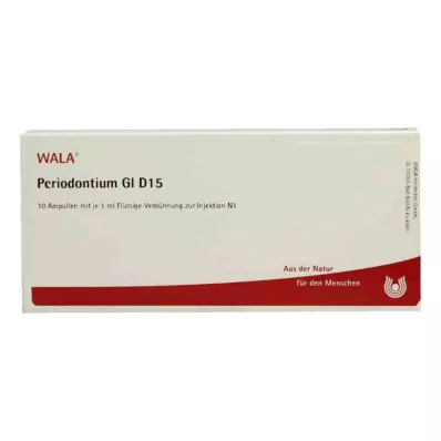 PERIODONTIUM GL D 15 ampulių, 10X1 ml PERIODONTIUM GL D 15 ampulių, 10X1 ml