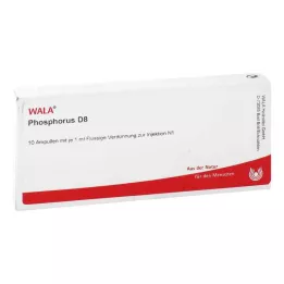 PHOSPHORUS D 8 ampulės, 10X1 ml