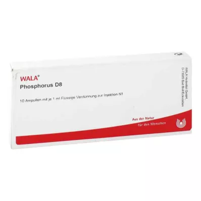 PHOSPHORUS D 8 ampulės, 10X1 ml PHOSPHORUS D 8 ampulės, 10X1 ml