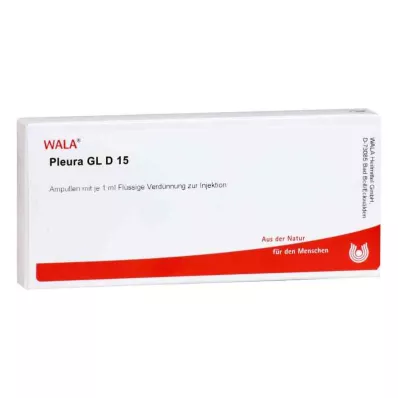 PLEURA GL D 15 ampulių, 10X1 ml PLEURA GL D 15 ampulių, 10X1 ml