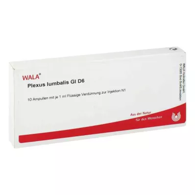PLEXUS LUMBALIS GL D 6 ampulės, 10X1 ml