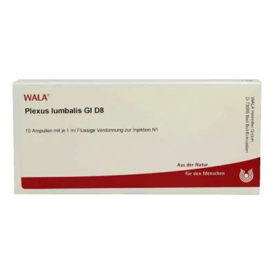 PLEXUS LUMBALIS GL D 8 ampulės, 10X1 ml