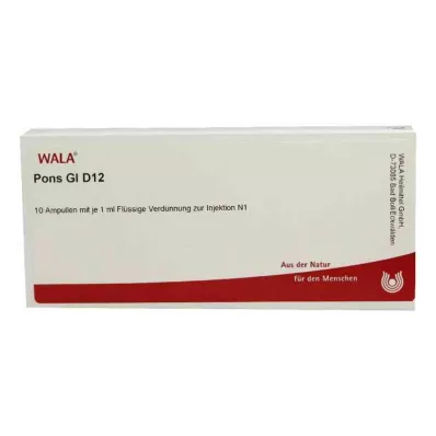 PONS GL D 12 ampulių, 10X1 ml PONS GL D 12 ampulių, 10X1 ml