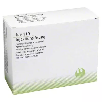 JUV 110 ampulių, 100X1,1 ml