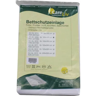 BETTSCHUTZEINLAGE Frotinis rankšluostis 100x140 cm, 1 vnt