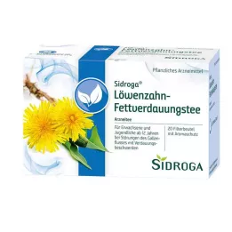 SIDROGA Kiaulpienių arbatos filtravimo maišelis, 20X1,5 g