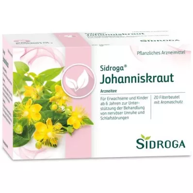 SIDROGA Jonažolių arbatos filtravimo maišelis, 20X1,75 g