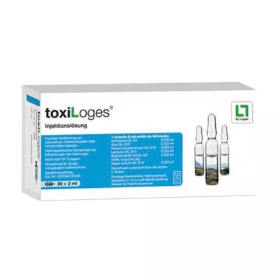 TOXILOGES Injekcinio tirpalo ampulės, 50X2 ml TOXILOGES Injekcinio tirpalo ampulės, 50X2 ml