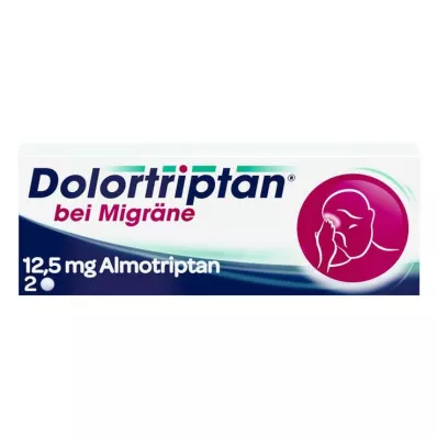 DOLORTRIPTAN migrenai gydyti Plėvele dengtos tabletės, 2 vnt DOLORTRIPTAN migrenai gydyti Plėvele dengtos tabletės, 2 vnt