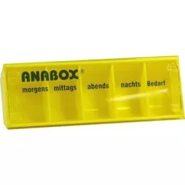 ANABOX Dienos dėžutė geltona, 1 vnt