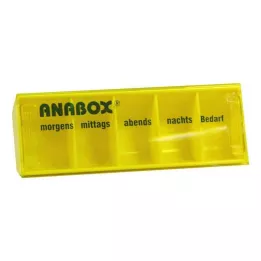 ANABOX Dienos dėžutė geltona, 1 vnt