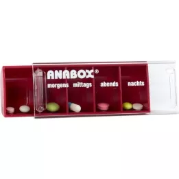 ANABOX Dienos dėžutė raudona, 1 vnt