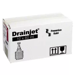 FREKA DRAINJET Purisole SM praskiestas skalavimo tirpalas, 10X60 ml