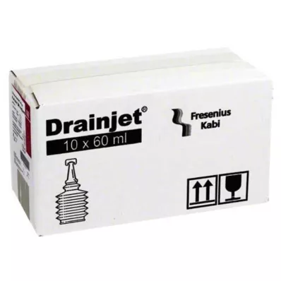 FREKA DRAINJET Purisole SM praskiestas skalavimo tirpalas, 10X60 ml