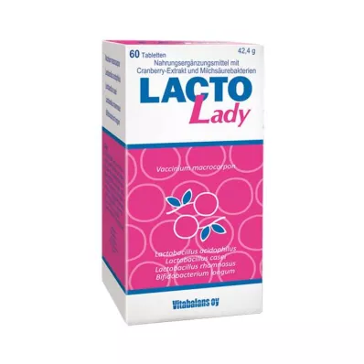 LACTOLADY Tabletės, 60 vnt