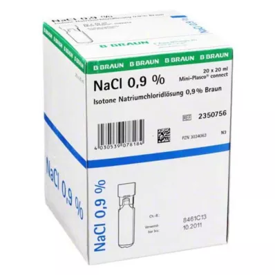 KOCHSALZLÖSUNG 0,9 % Miniplasco connect, 20X20 ml