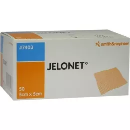 JELONET Parafino marlės 5x5 cm sterilus paketas, 50 vnt