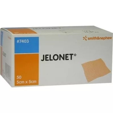 JELONET Parafino marlės 5x5 cm sterilus paketas, 50 vnt