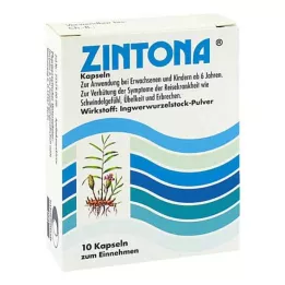 ZINTONA Kapsulės, 10 vnt