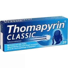 THOMAPYRIN CLASSIC Tabletės nuo skausmo, 20 vnt