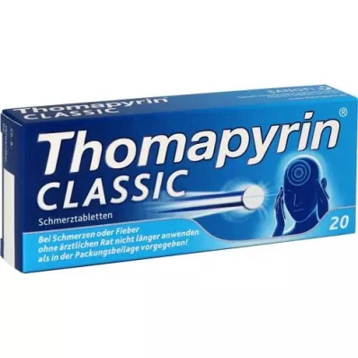 THOMAPYRIN CLASSIC Tabletės nuo skausmo, 20 vnt