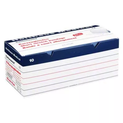 COTTONAMID Trumpas elastinis tvarstis 10 cmx5 m, 10 vnt COTTONAMID Trumpas elastinis tvarstis 10 cmx5 m, 10 vnt