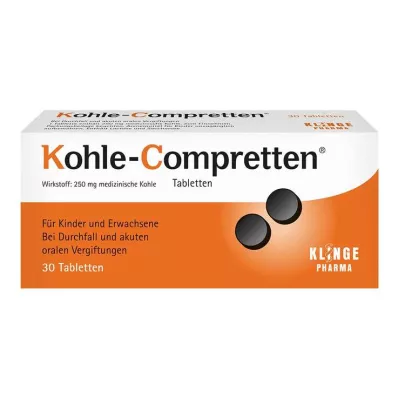 KOHLE Compretten tabletės, 30 vnt