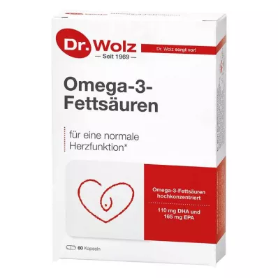 OMEGA-3 Riebalų rūgštys 500 mg/60% kapsulės, 60 vnt