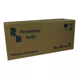 NATRIUMHYDROGENCARBONAT 8,4 % stiklo infuzinis tirpalas, 10X100 ml