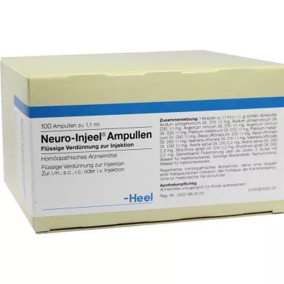 NEURO INJEEL Ampulės, 100 vnt NEURO INJEEL Ampulės, 100 vnt