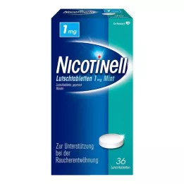 NICOTINELL Pastilės 1 mg mėtų, 36 vnt