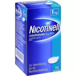 NICOTINELL Pastilės 1 mg mėtų, 96 vnt