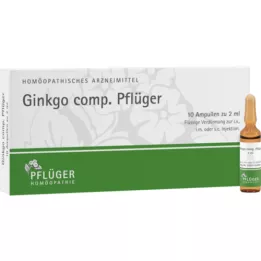 GINKGO COMP.Pflüger ampulės, 10 vnt