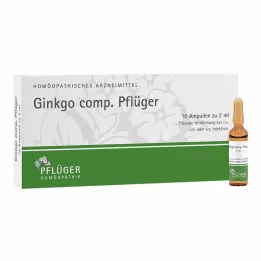 GINKGO COMP.Pflüger ampulės, 10 vnt