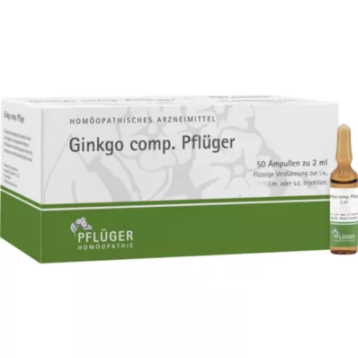 GINKGO COMP.Pflüger ampulės, 50 vnt