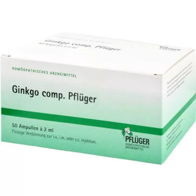 GINKGO COMP.Pflüger ampulės, 50 vnt GINKGO COMP.Pflüger ampulės, 50 vnt