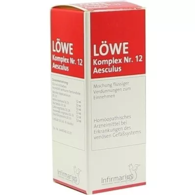 LÖWE KOMPLEX Nr. 12 Aesculus lašai, 50 ml