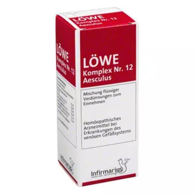 LÖWE KOMPLEX Nr. 12 Aesculus lašai, 50 ml