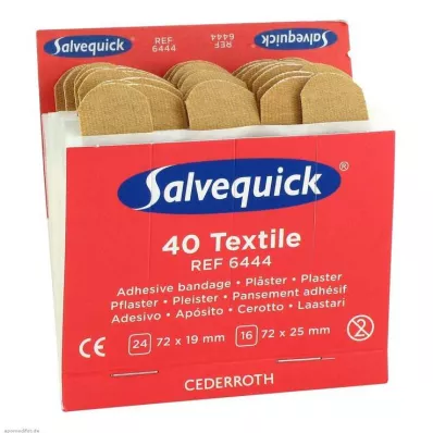 SALVEQUICK Gipso juostelių elastinis užpildas 6444, 40 vnt