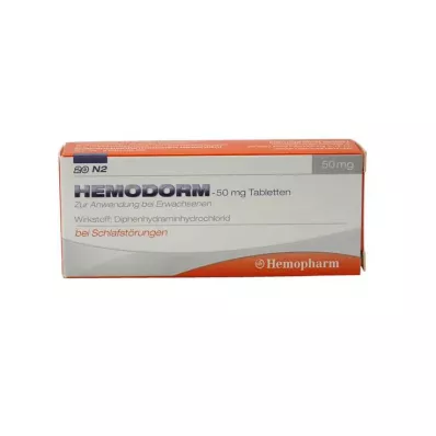 HEMODORM 50 mg miego tabletės, 20 vnt