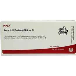 ISCUCIN crataegi krakmolo B ampulės, 10X1 ml