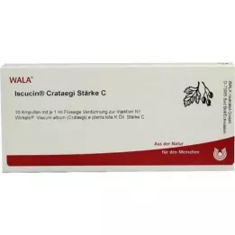 ISCUCIN crataegi krakmolo C ampulės, 10X1 ml