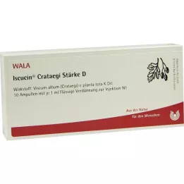 ISCUCIN crataegi krakmolas D ampulės, 10X1 ml