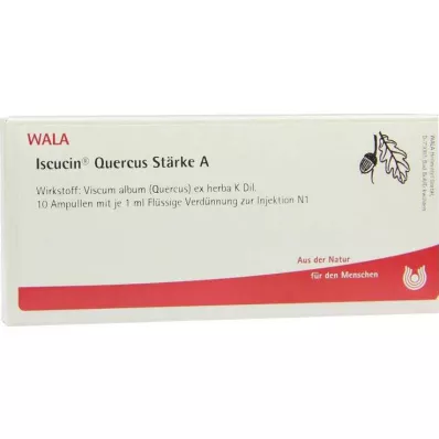 ISCUCIN Quercus krakmolas A ampulės, 10X1 ml