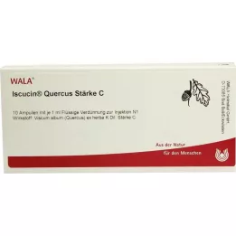 ISCUCIN Quercus krakmolas C ampulės, 10X1 ml