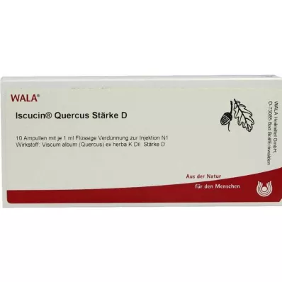 ISCUCIN Quercus krakmolas D ampulės, 10X1 ml ISCUCIN Quercus krakmolas D ampulės, 10X1 ml