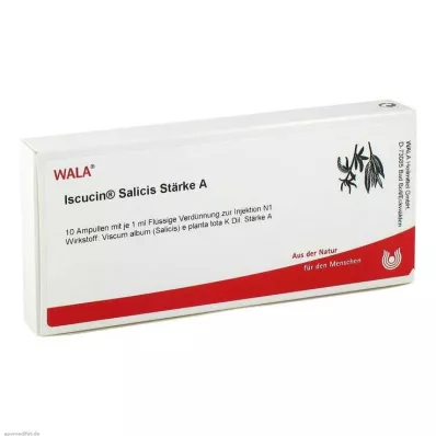 ISCUCIN salicis krakmolo A ampulės, 10X1 ml